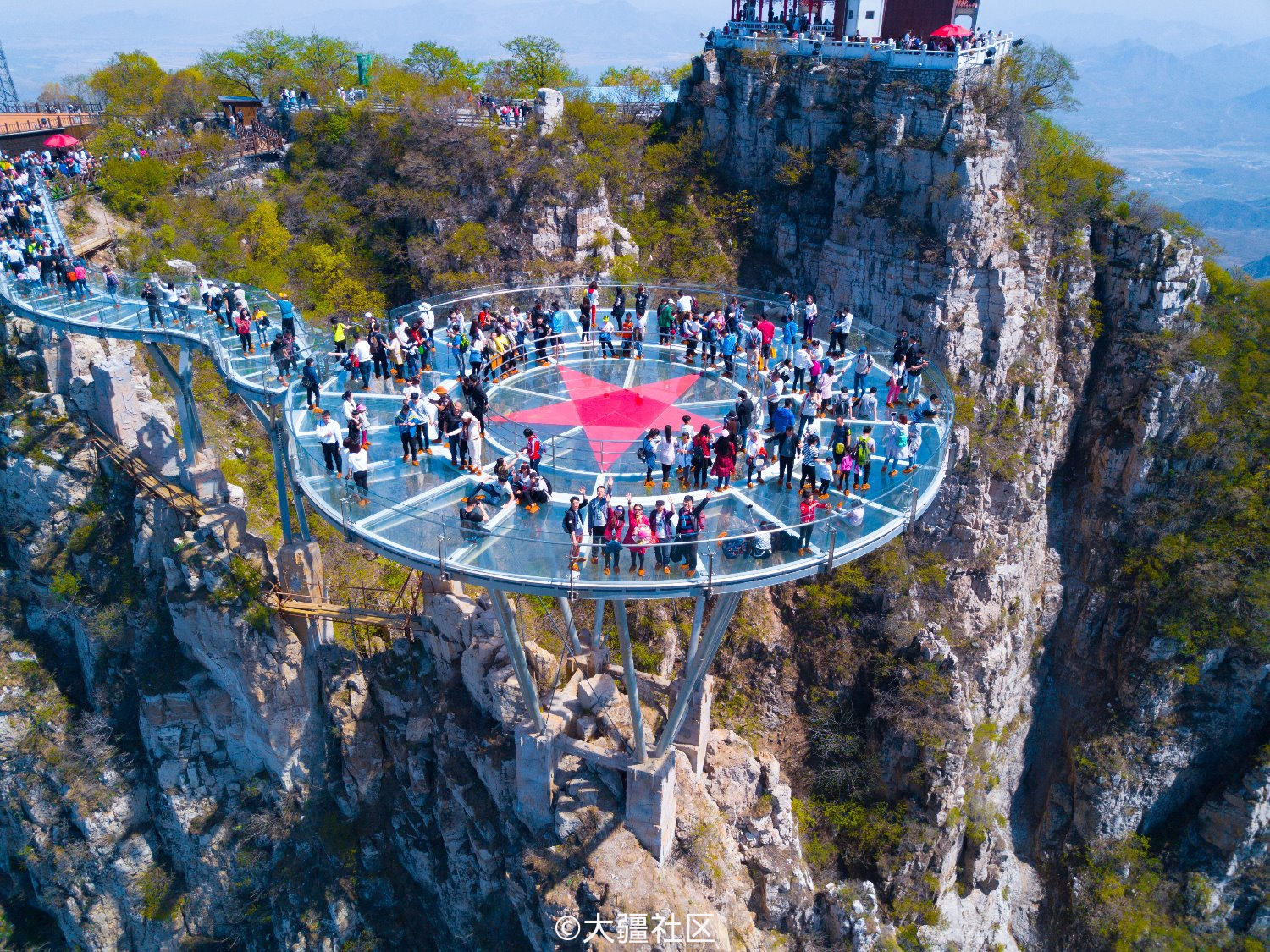 航拍狼牙山