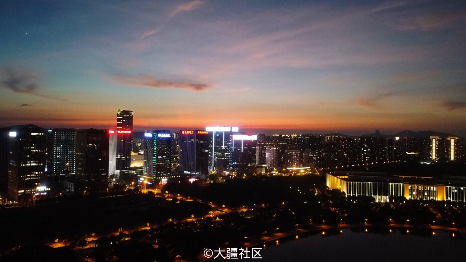 mini2夜景拍摄也好,夜景模式.-产品-大疆社区