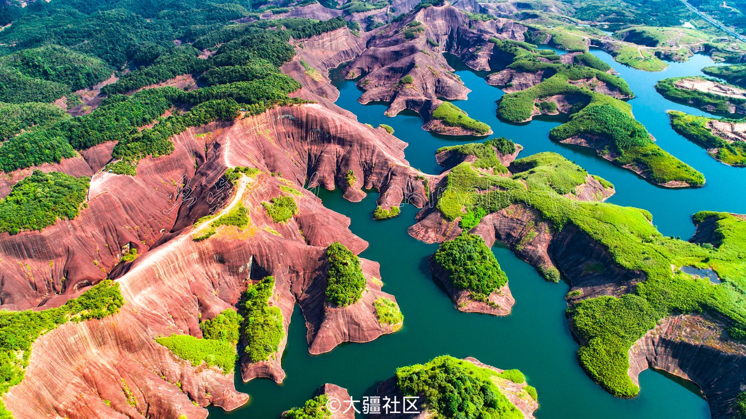 丹霞地貌湖南郴州高椅岭