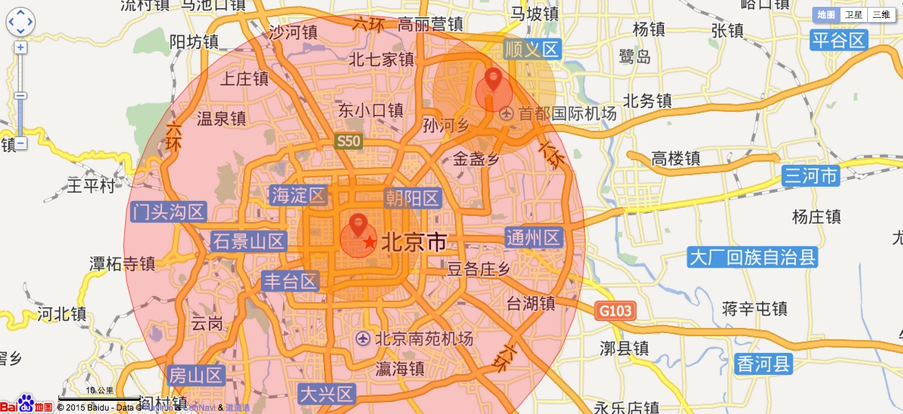 北京无人机禁飞区地图图片