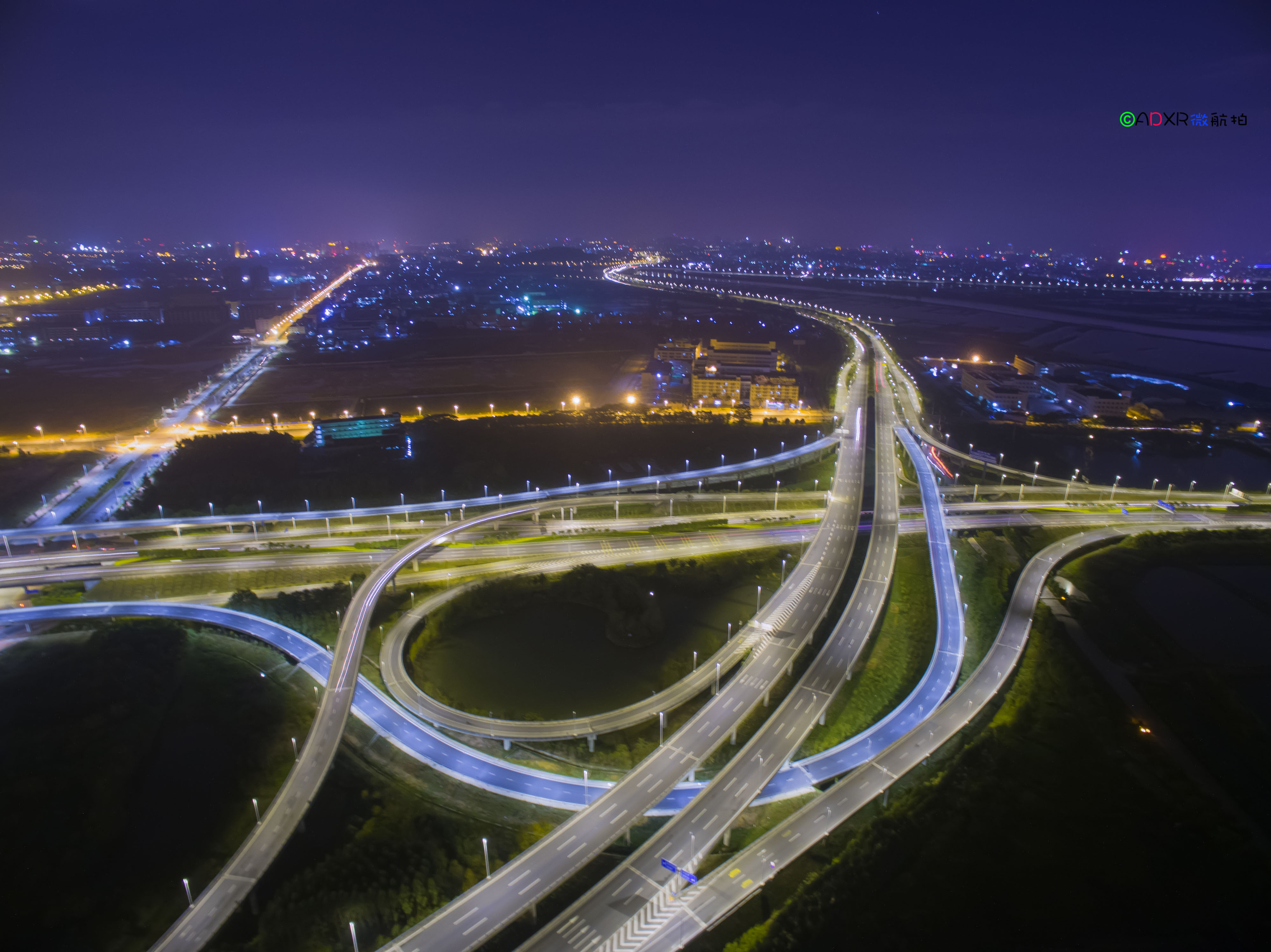 小悟夜拍东莞生态园大道