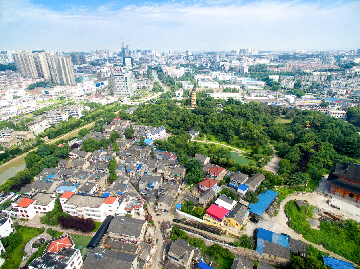 精灵3航拍镇江古运河