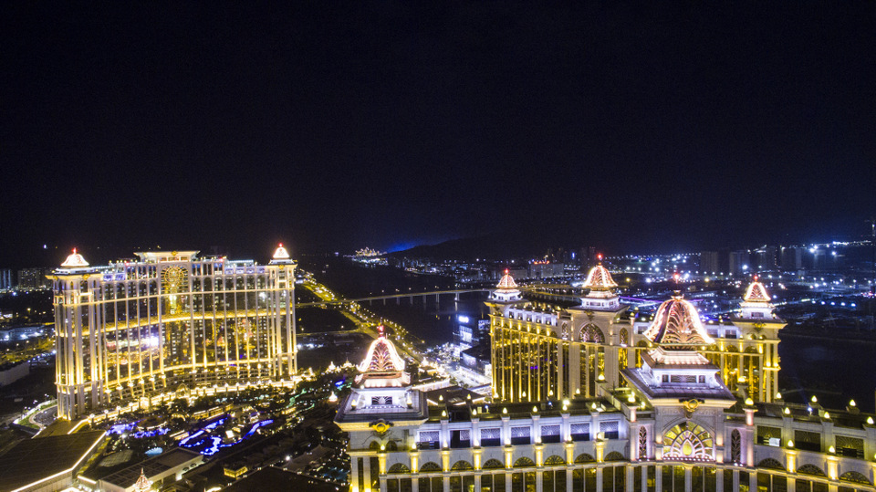 氹仔岛澳门的昼夜