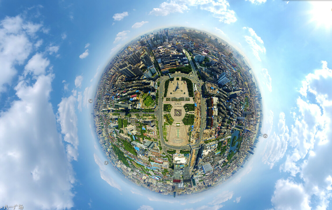 航拍南昌英雄城鸟瞰我大美南昌