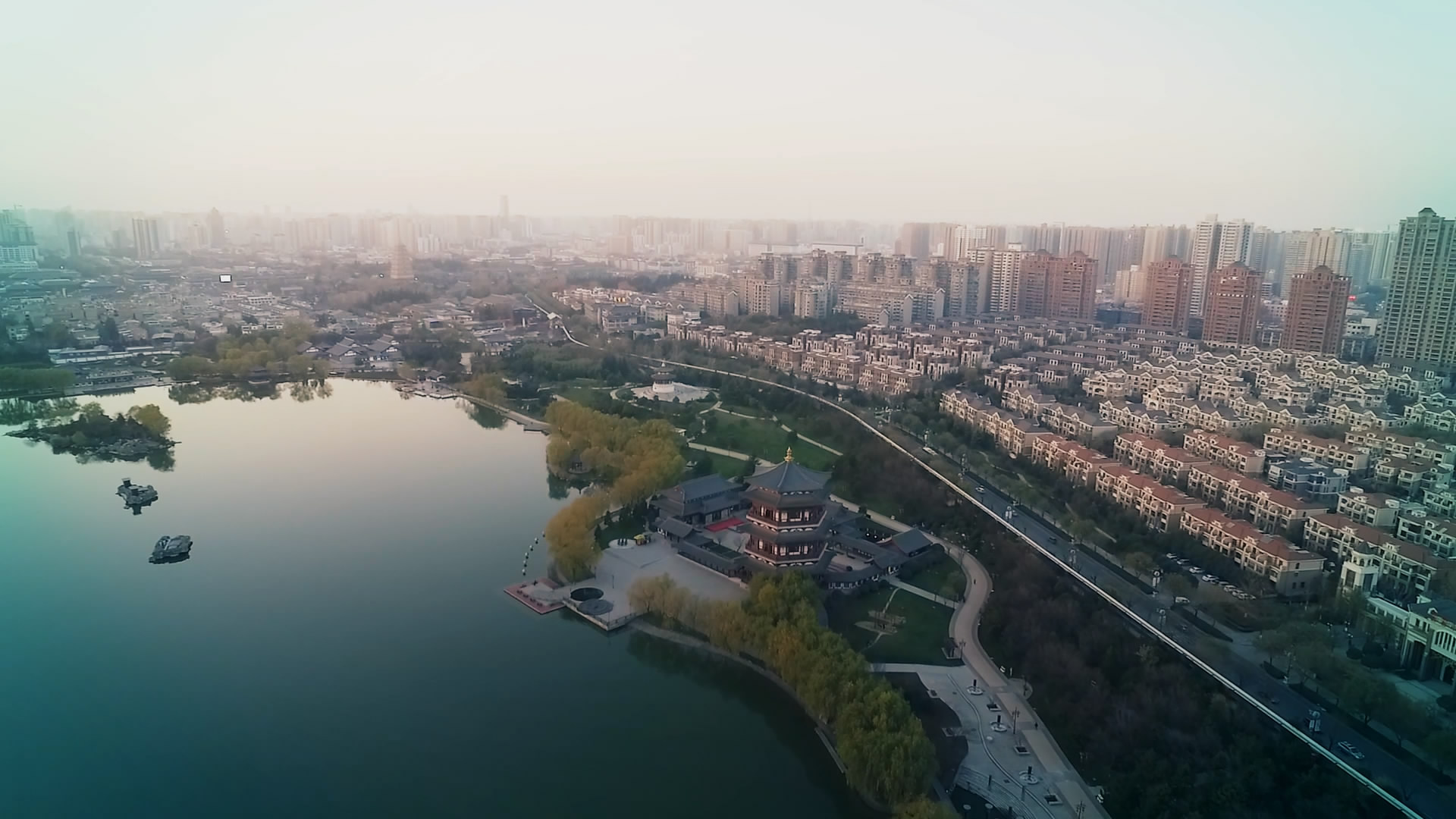 西安曲江池遗址公园作品大疆社区