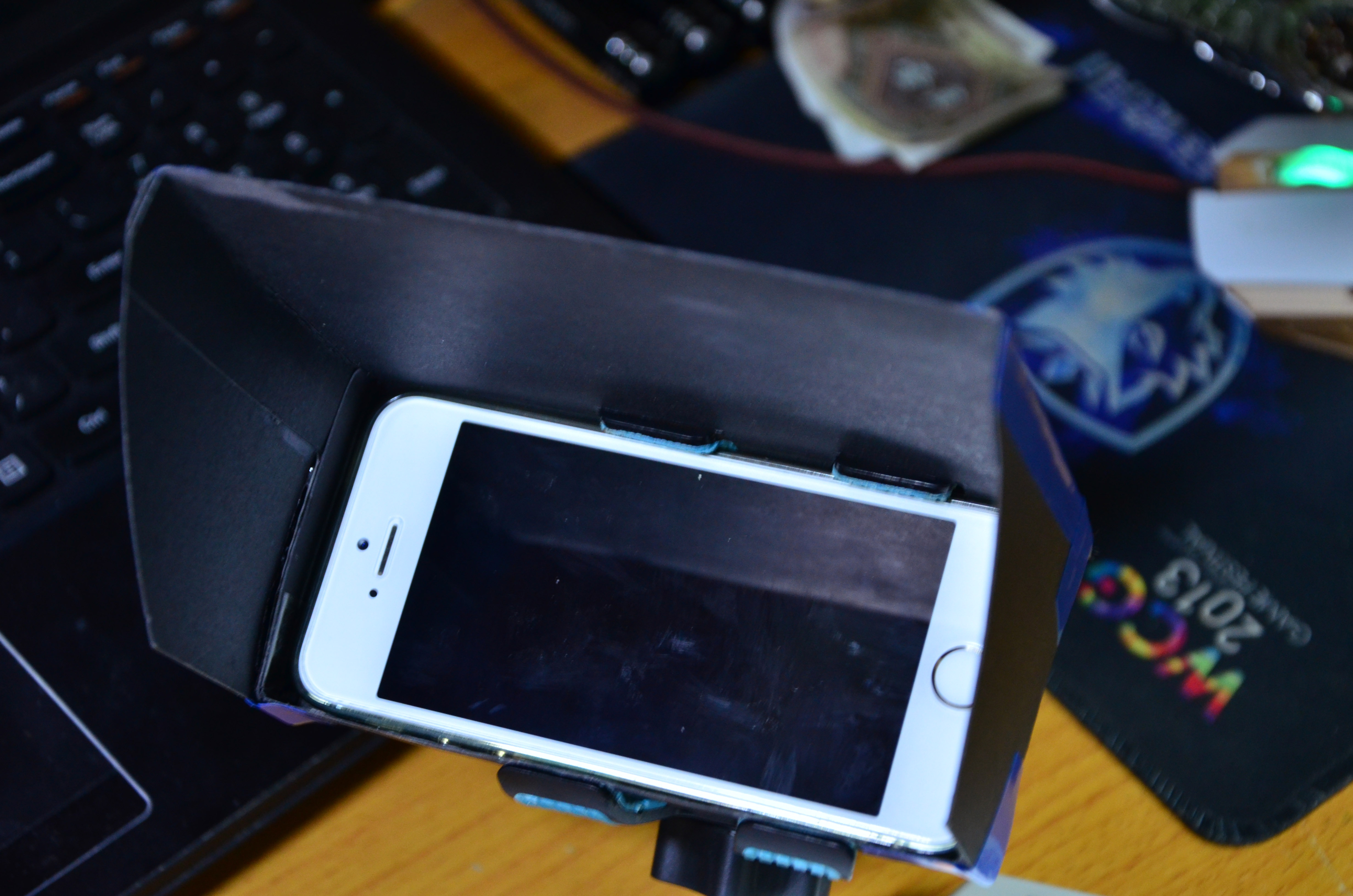 自制手机遮光罩