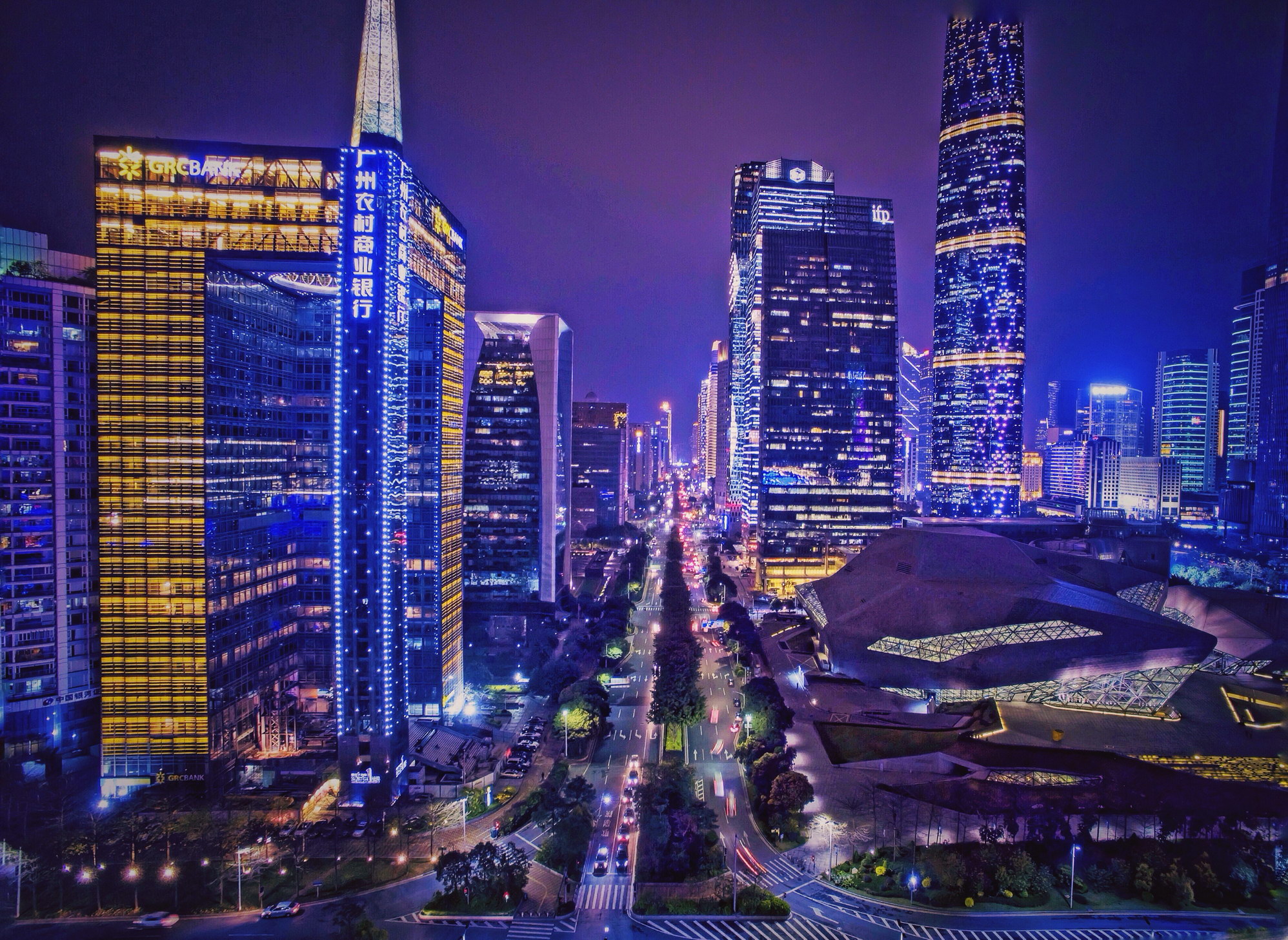珠江新城夜拍