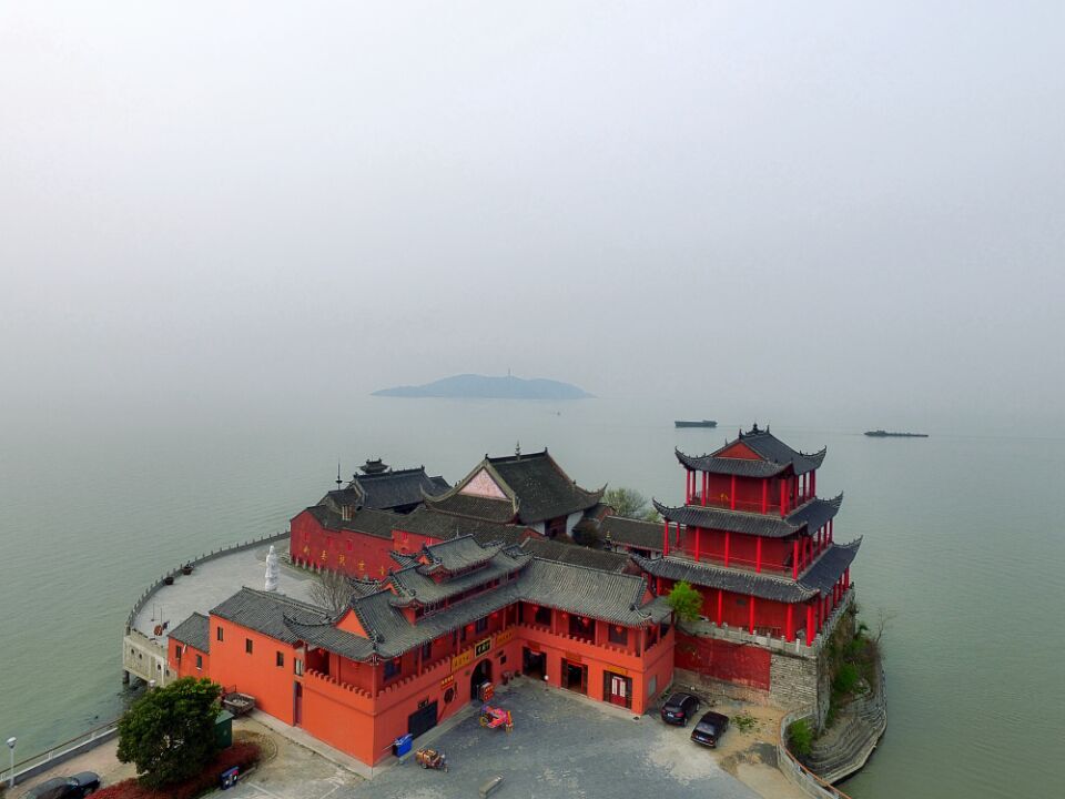 试手拍巢湖中庙寺