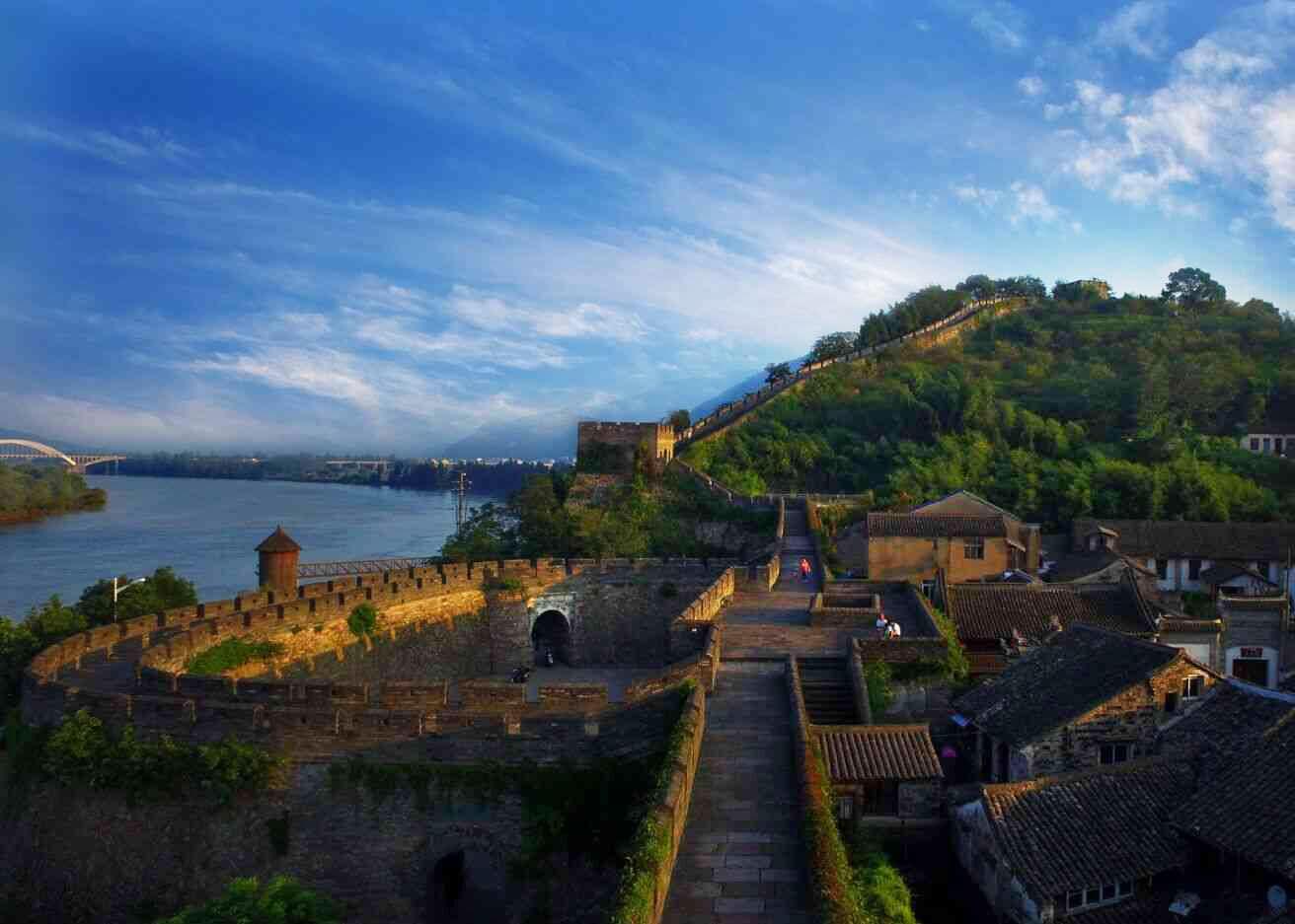 美丽的临海江南古长城