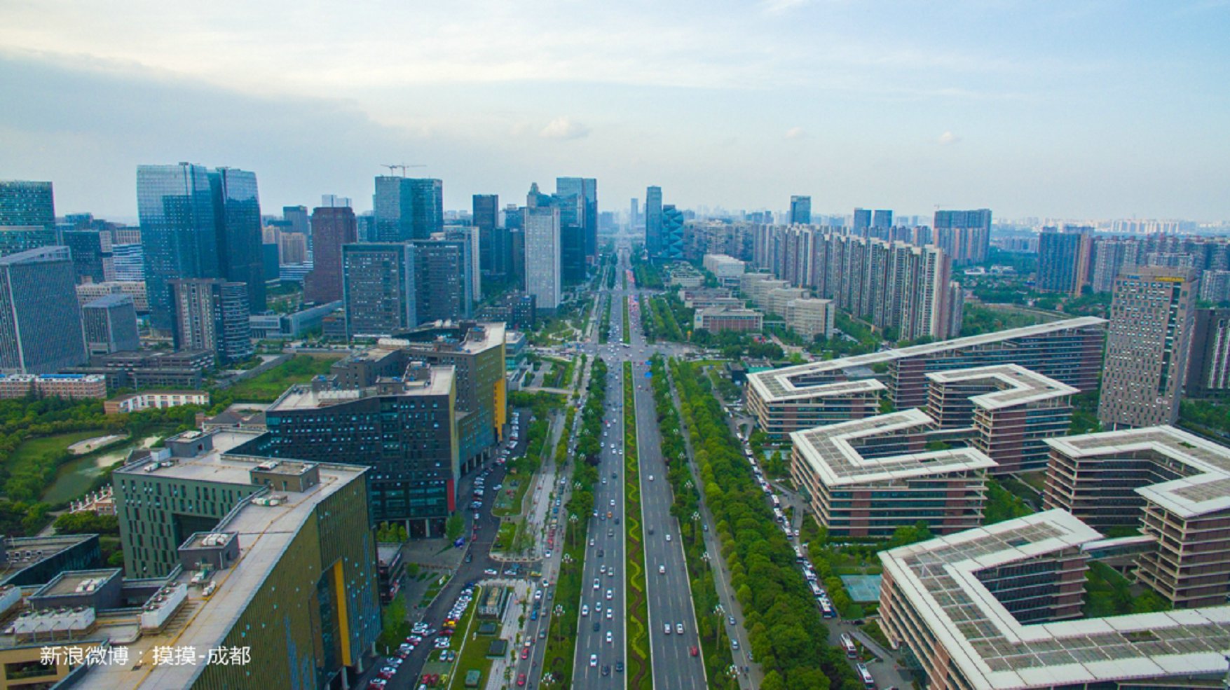 2016航拍成都高新区 崛起中的新城
