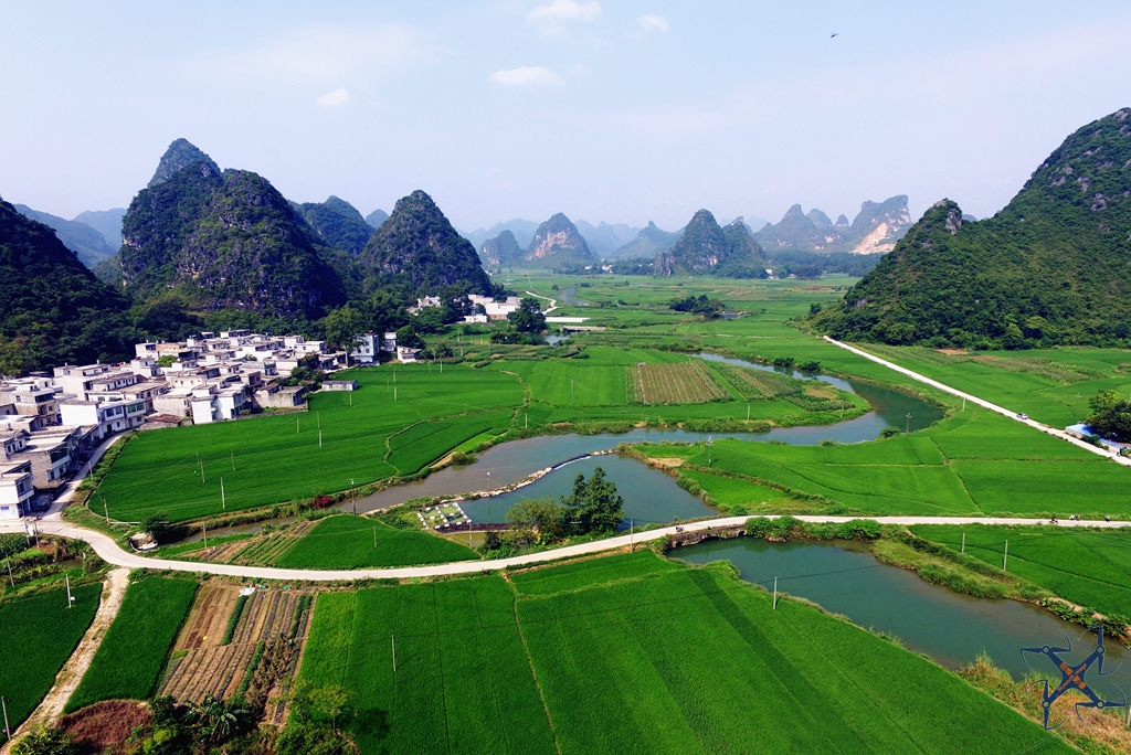 广西天等都康田园风光-作品-大疆社区