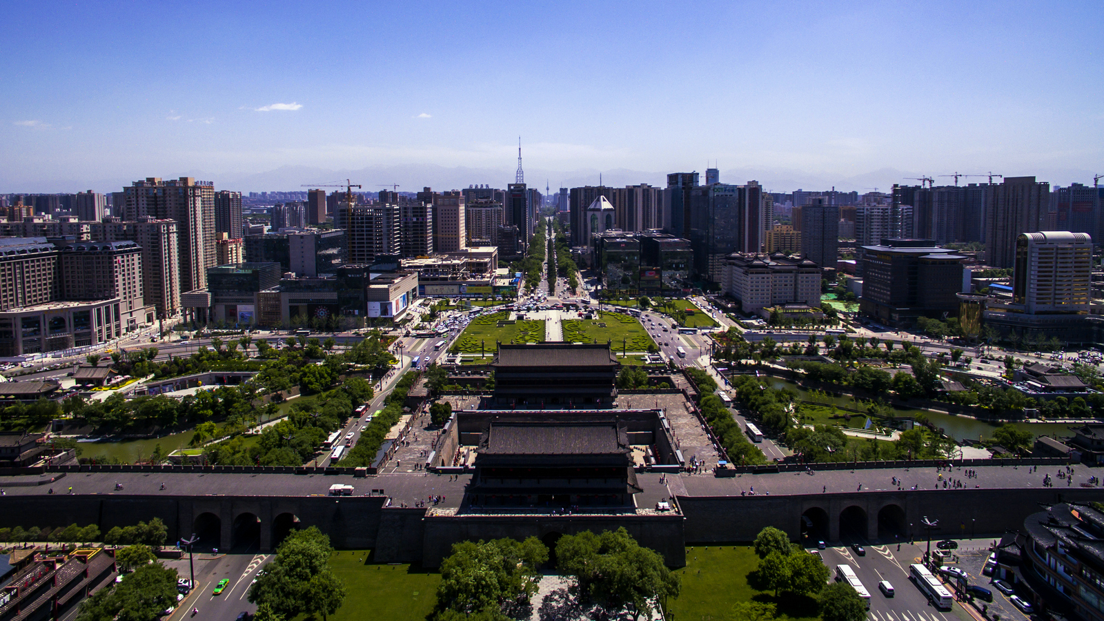 [360全景]西安南门广场-作品-大疆社区