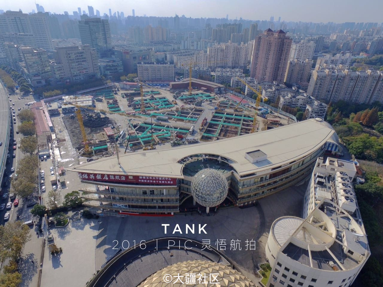 利用iphone拍摄延时 航拍镜头揭秘梦幻大宁久光百货建造过程