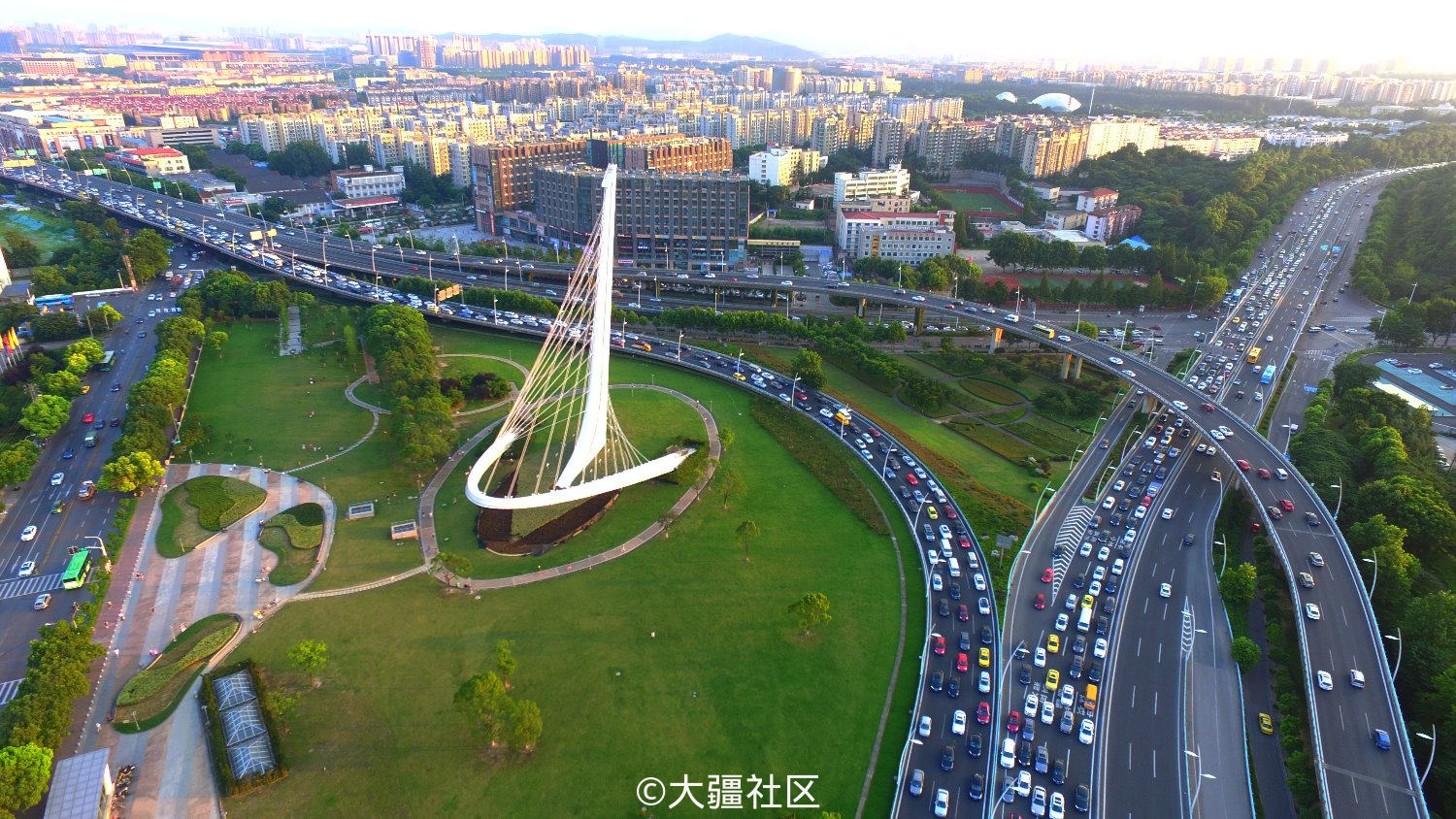 卡子门立交夜景