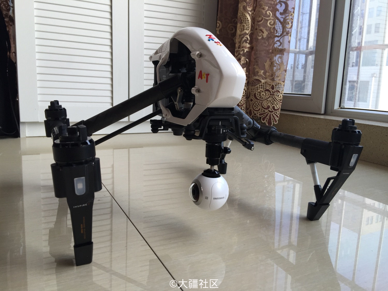 悟1pro 三星gear360 全景视频测试