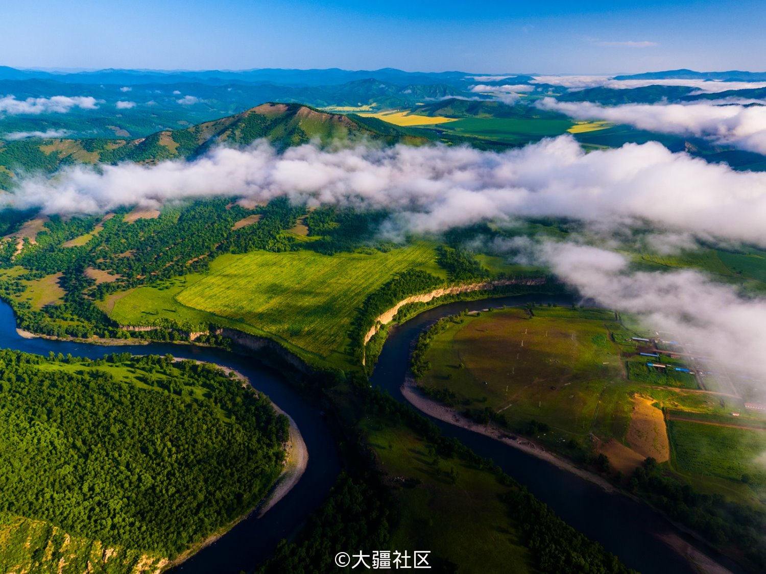 中国内蒙古呼伦贝尔扎兰屯柴河风景区照片摄影图片_ID:427533845-Veer图库
