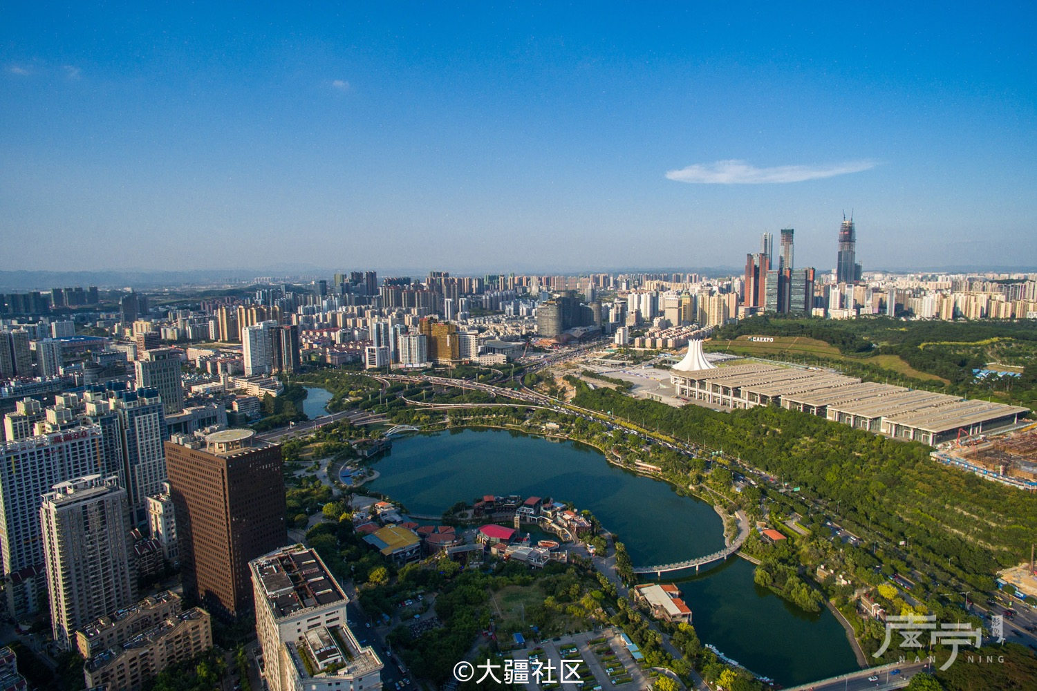 太美了,航拍及延时下的南宁