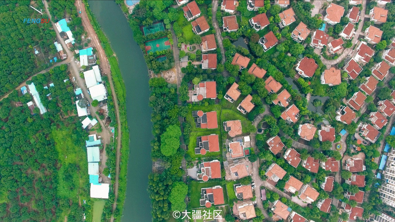 土豪的世界 东莞富盈加州阳光别墅群 作品 大疆社区