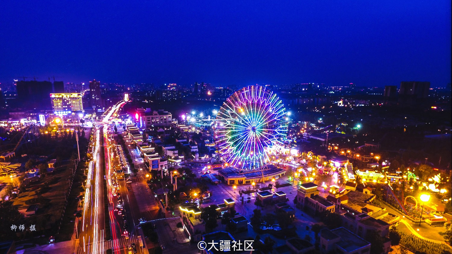 成都国色天香乐园夜拍
