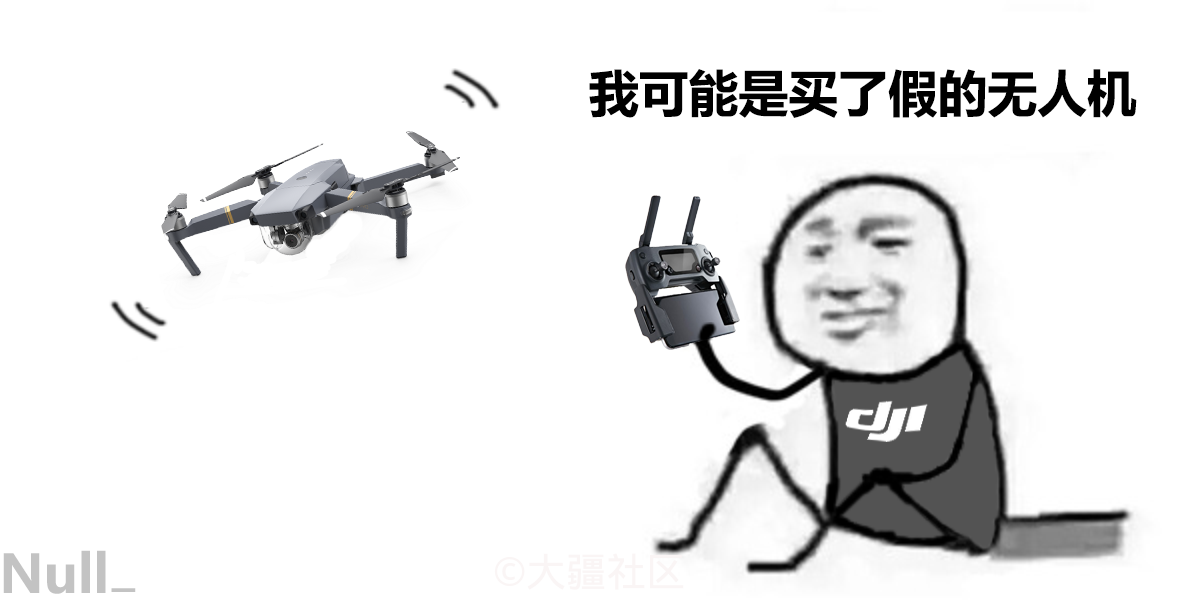 我想我可能买到假dji了