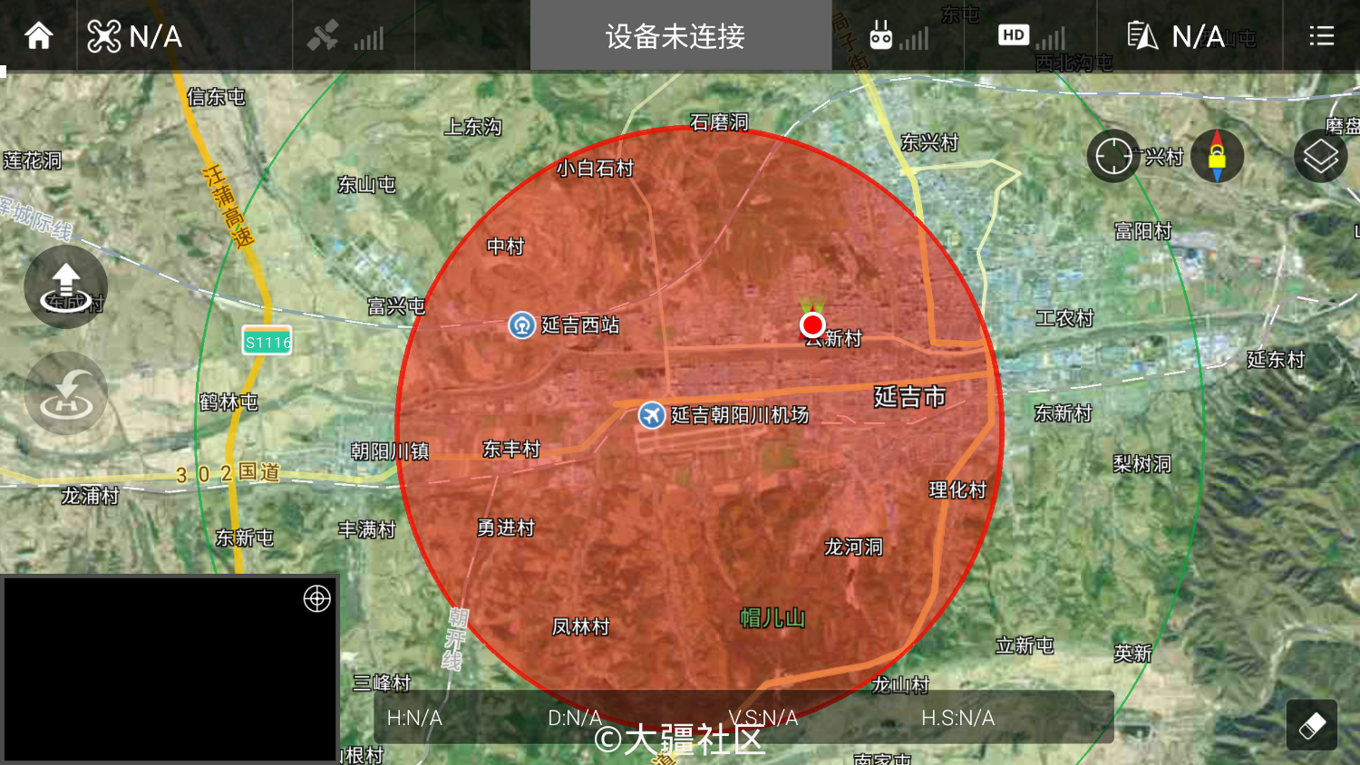 更新完dji go app后禁飞区太大了-服务-大疆社区