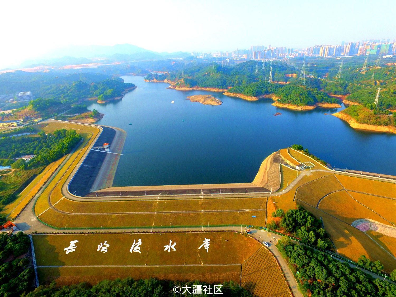 长岭陂水库风光