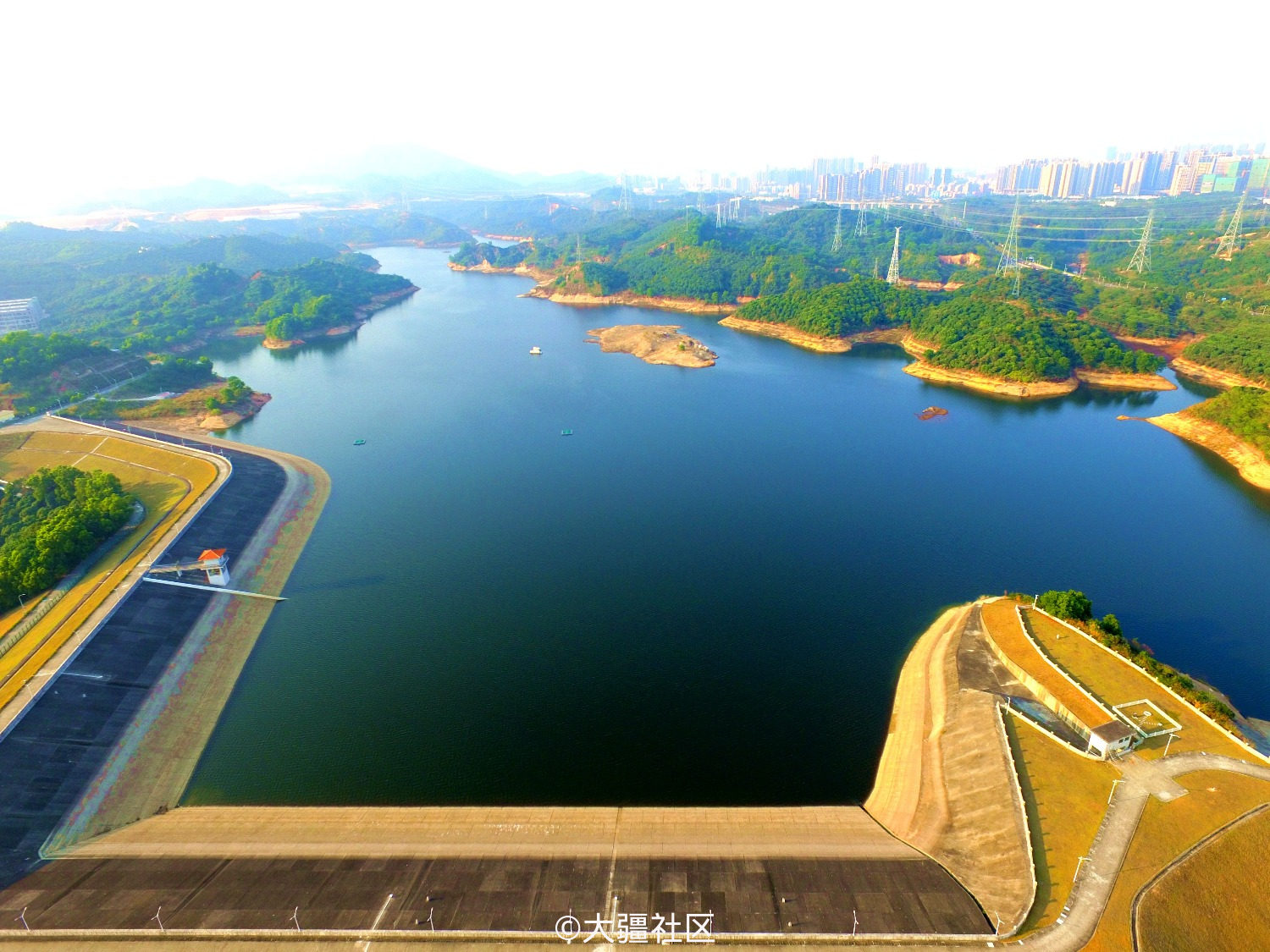 长岭陂水库风光