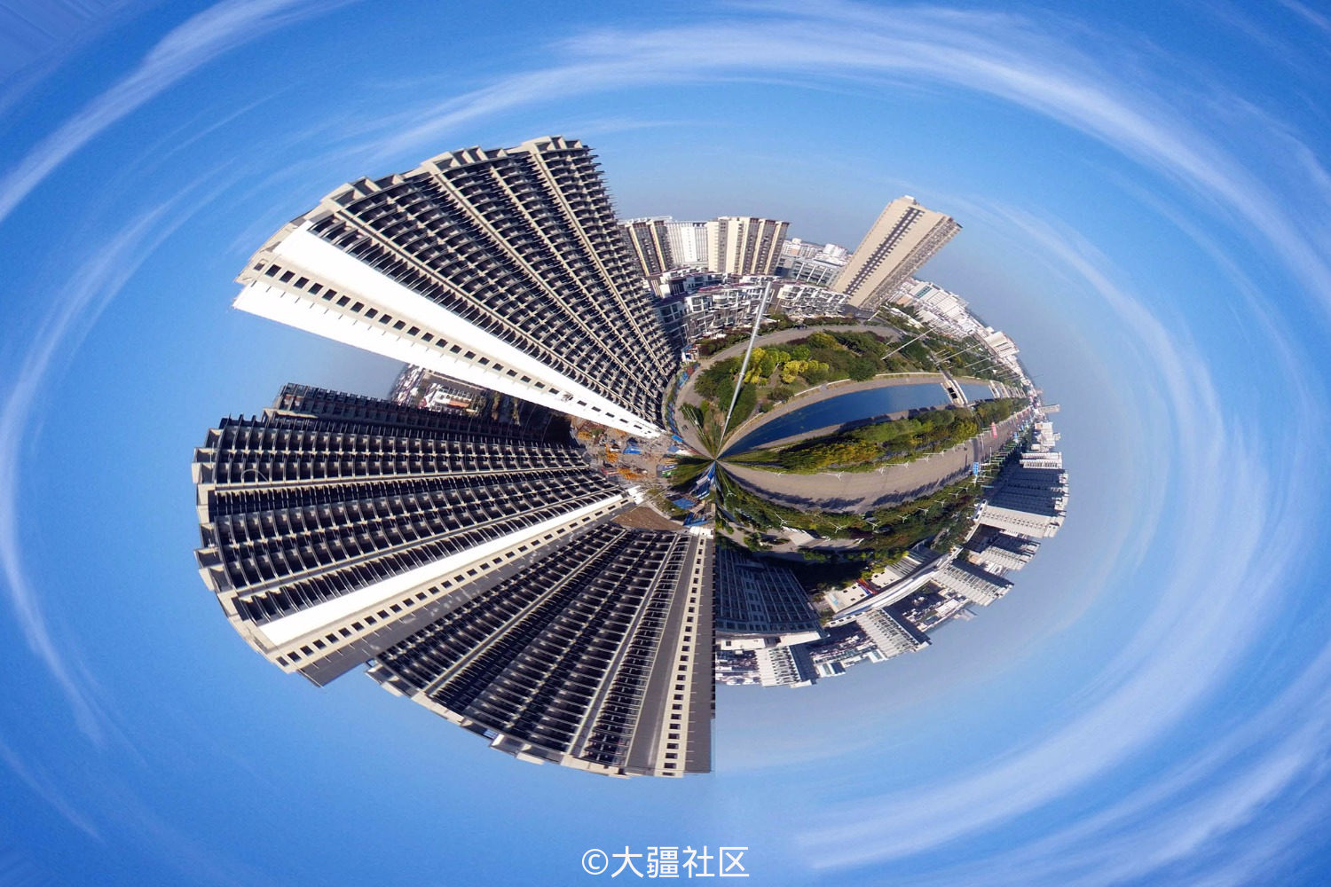 升腾航拍灌云县城