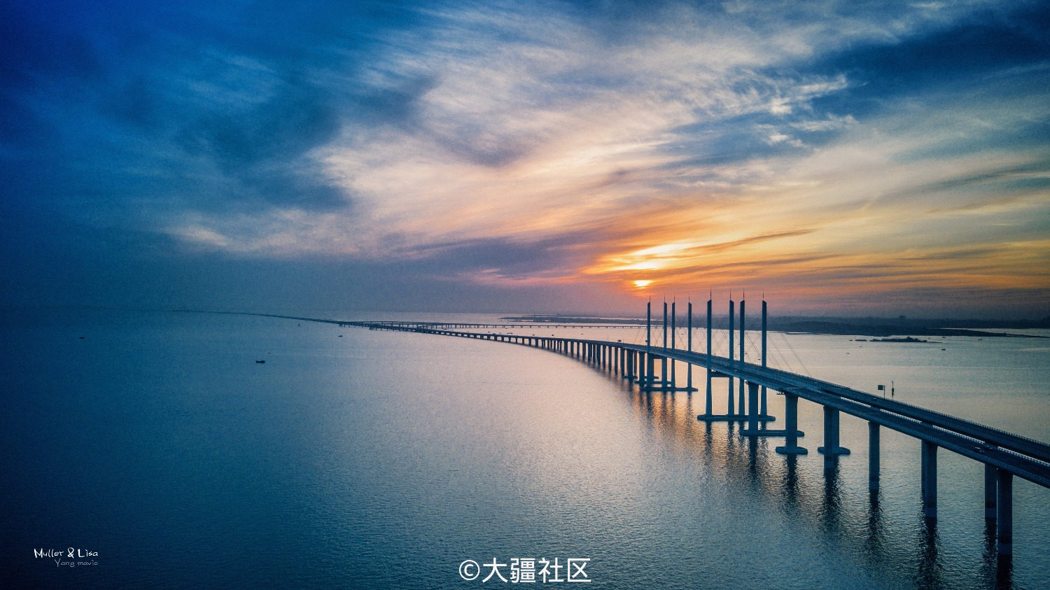 青岛胶州湾大桥 壁纸图片