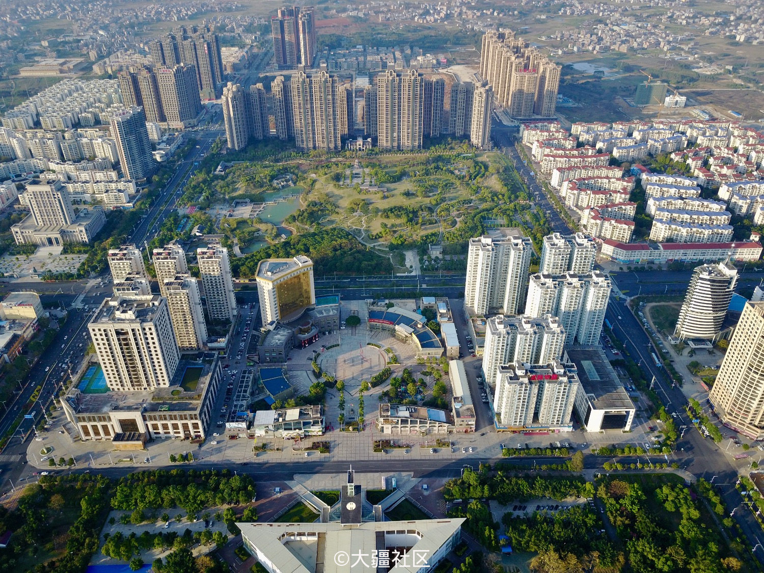 航拍《贵港市西环立交桥》