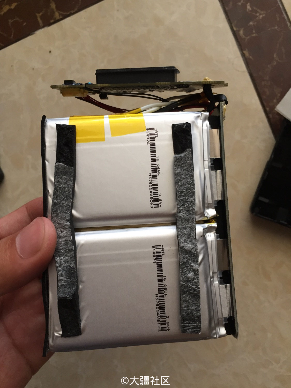 悟二tb50电池暴力拆解!-航拍无人机-大疆社区