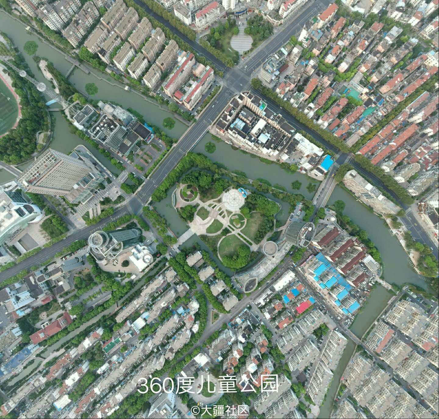 向下俯瞰拍宽景就会有360度俯瞰风景 无人机 大疆社区