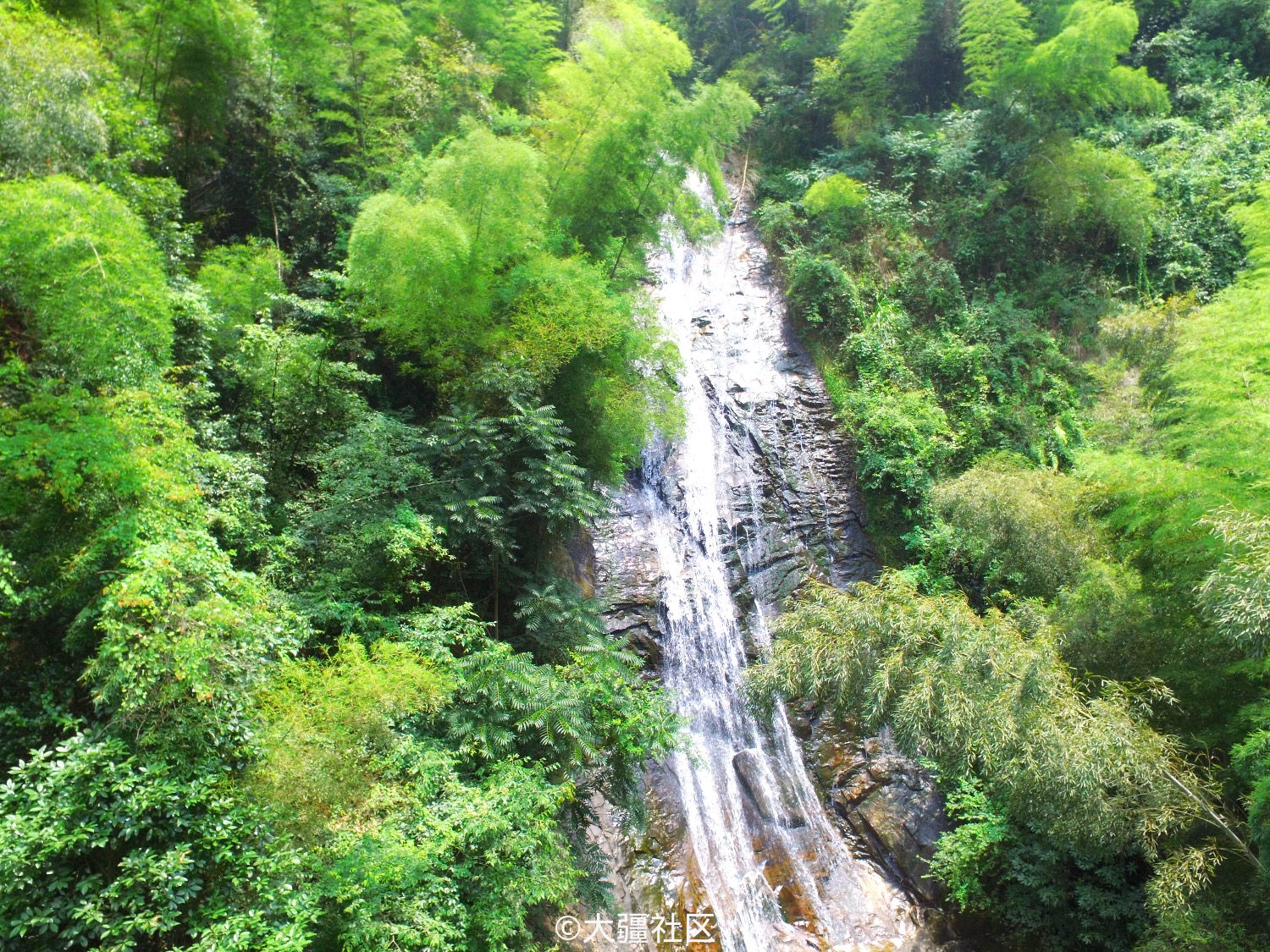 遂川白水仙瀑布