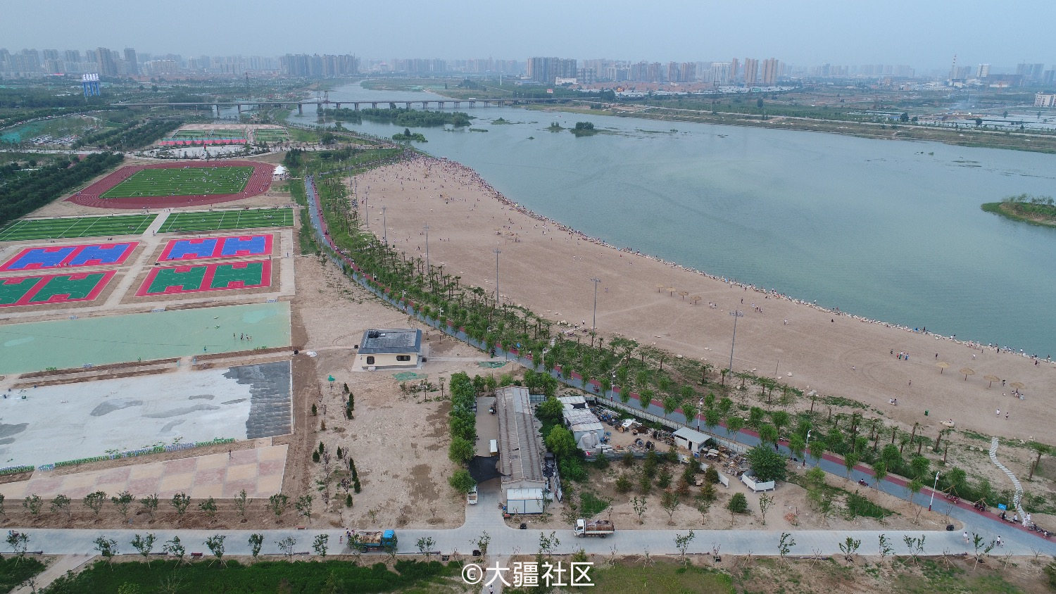 渭河沙滩