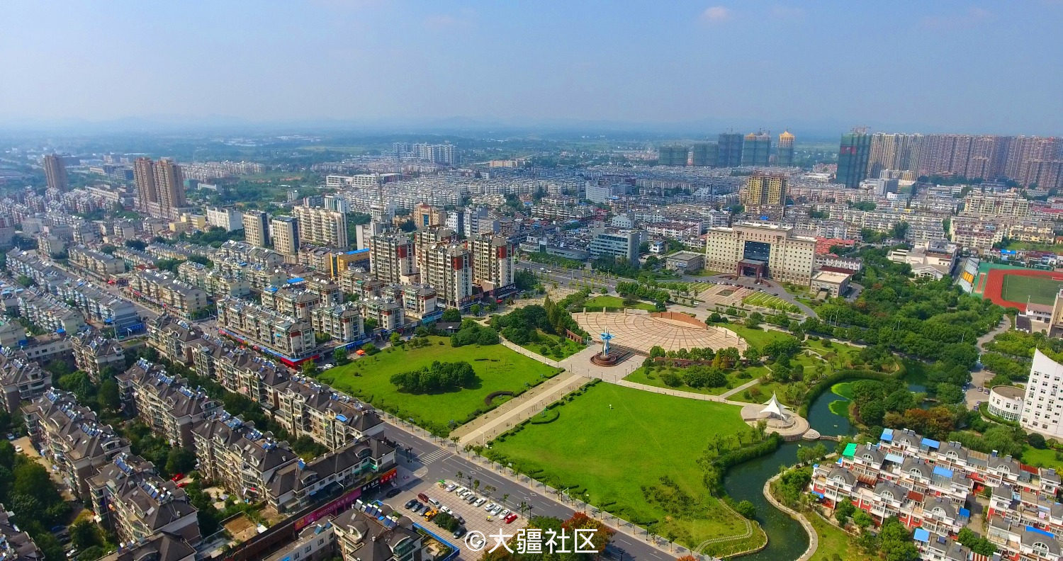 南陵县城航拍-作品-大疆社区