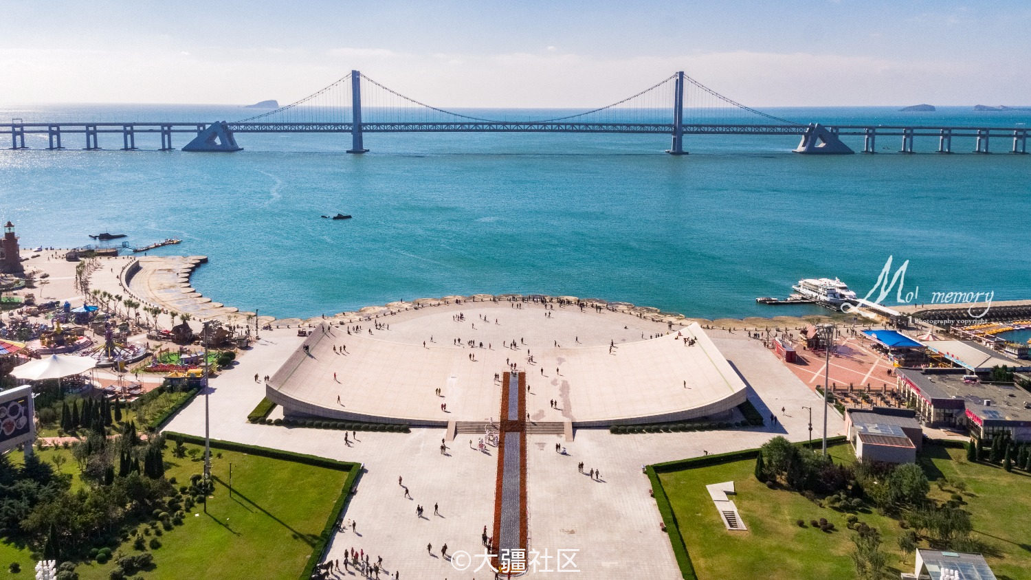 上帝视角 鸟瞰大连