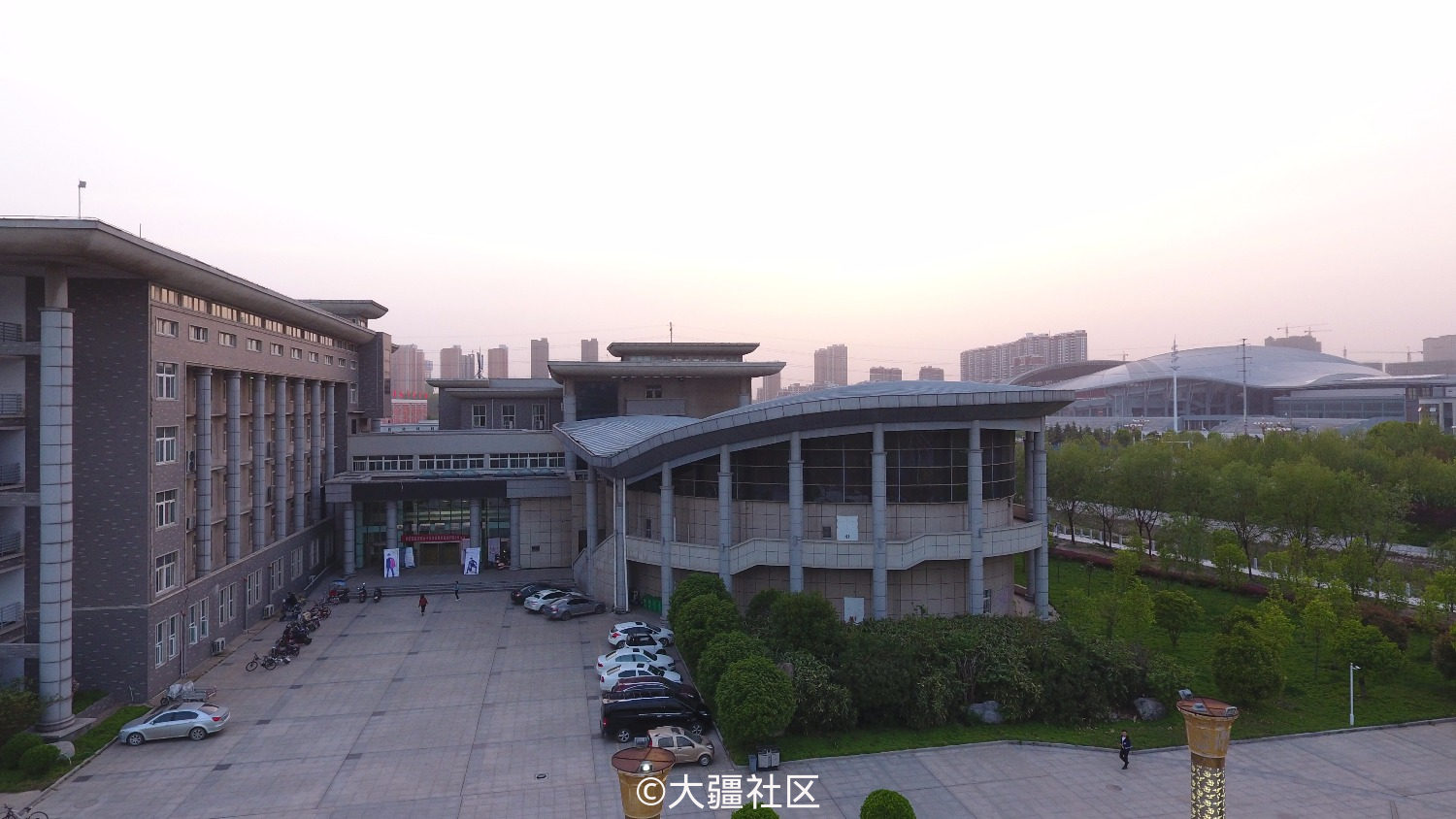 黄淮学院鸟瞰图图片