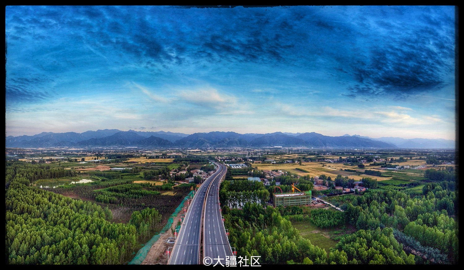 全景图二次构图后的效果