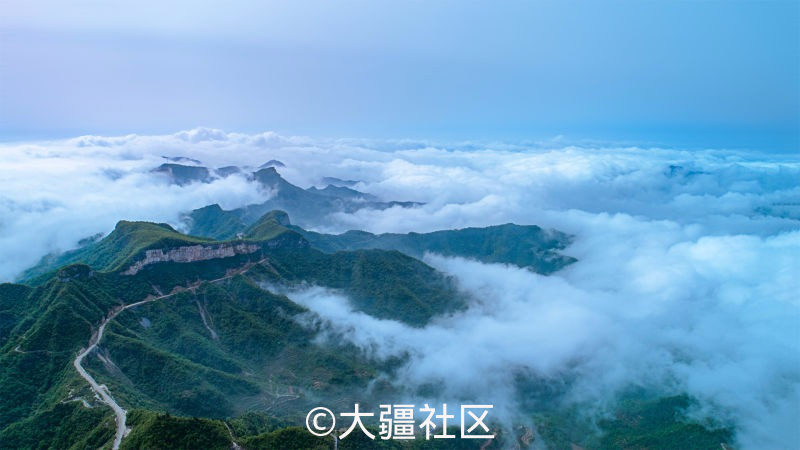 五一航拍"焦作云台山"云海