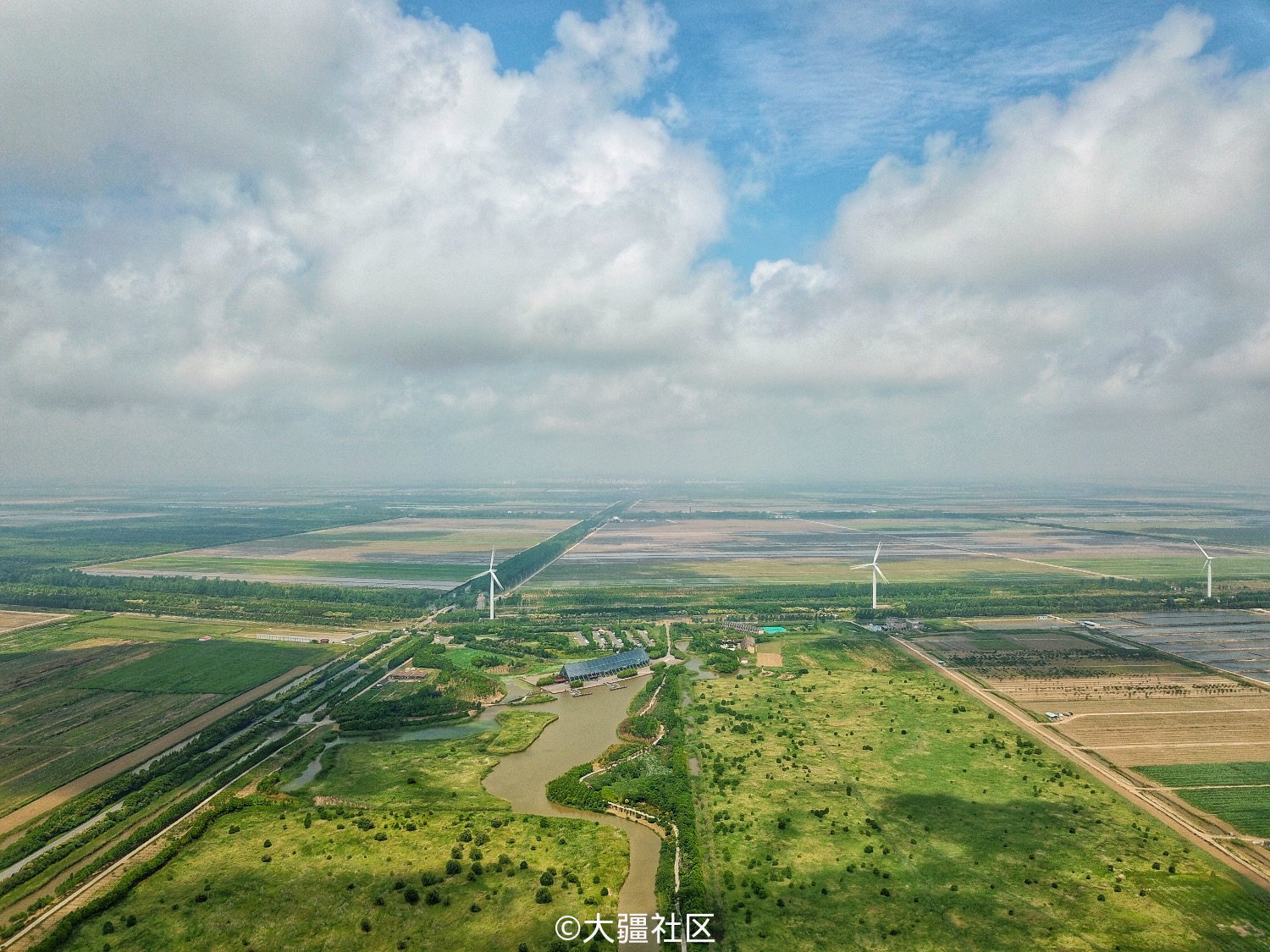 崇明岛端午节航拍-作品-大疆社区