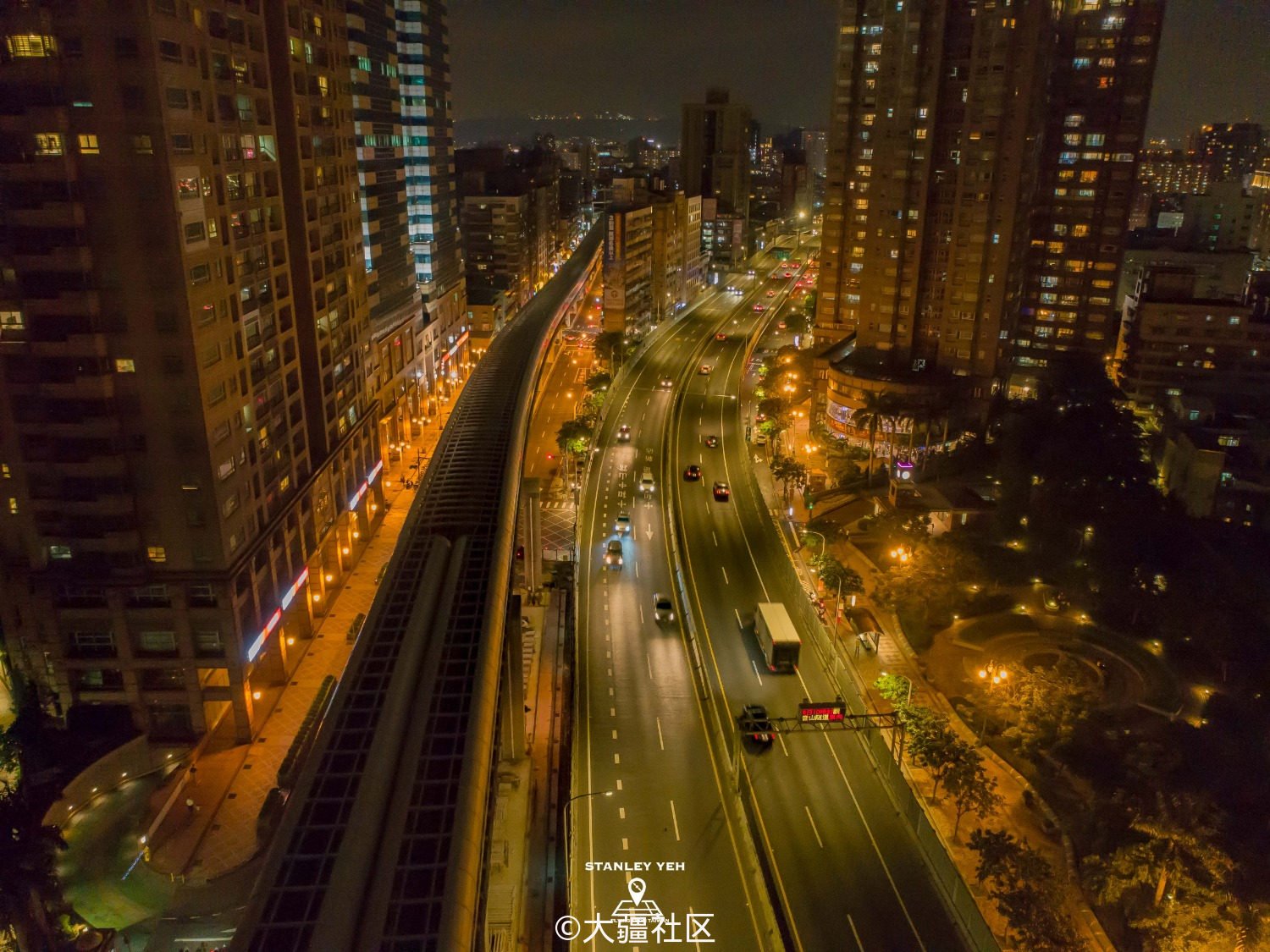 台灣台北板橋夜景隨拍 作品 大疆社区 台灣台北板橋夜景隨拍 作品 大疆社区