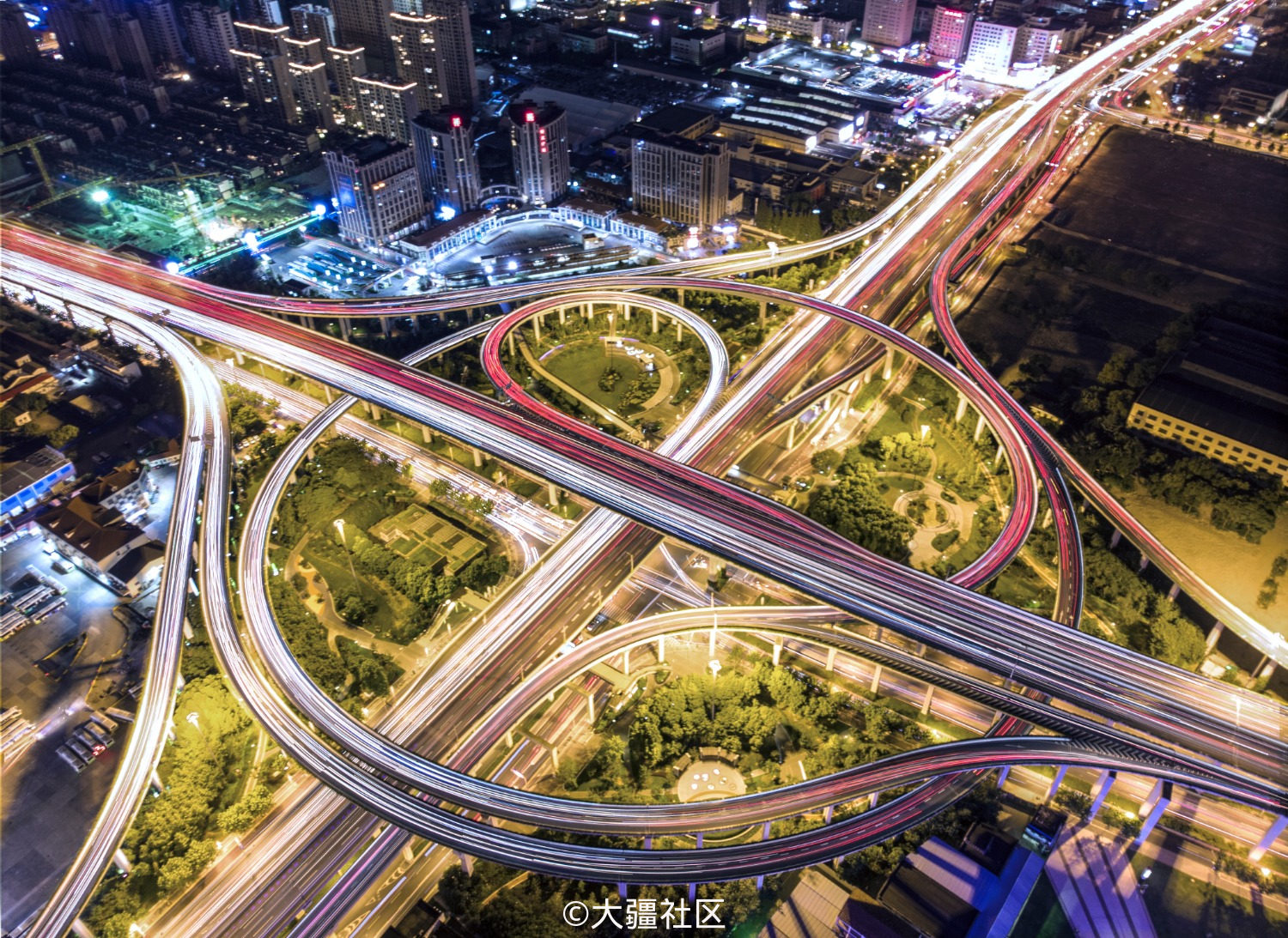 mavic air 拍的中环高架