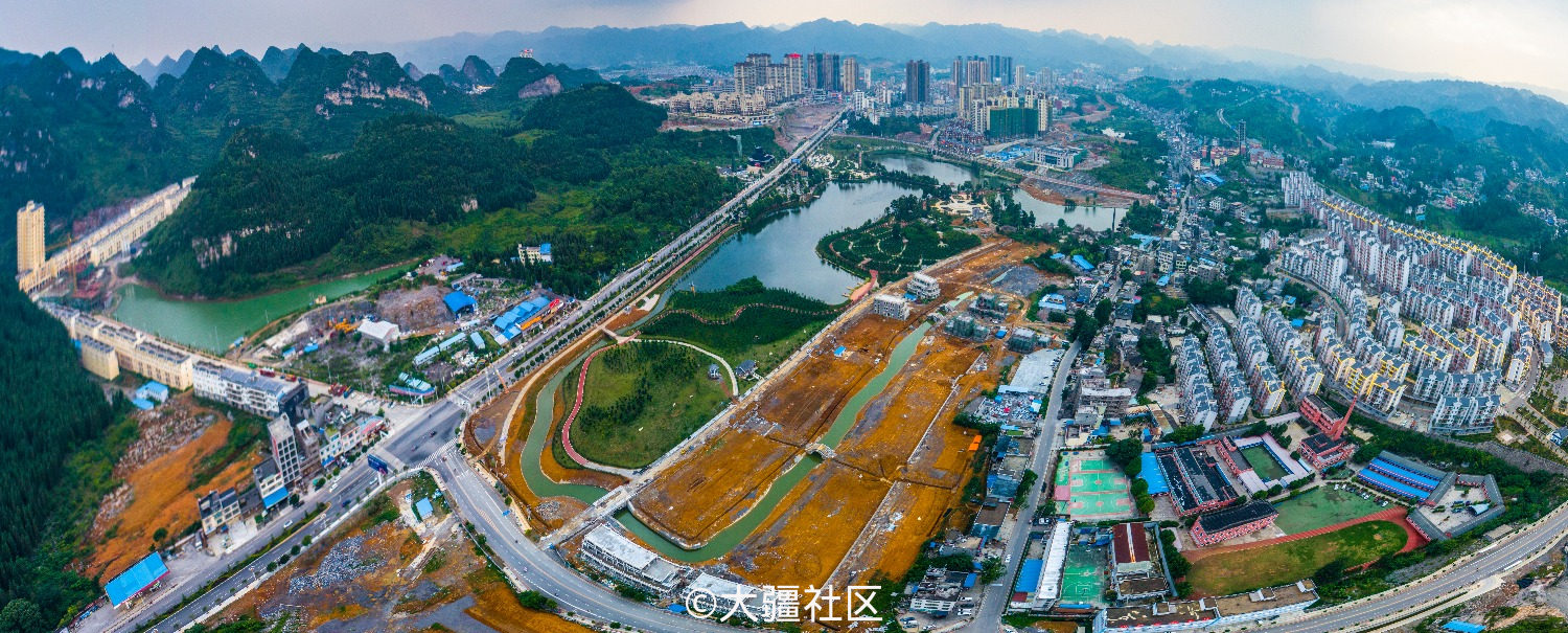 航拍兴仁市——贵州最年轻的县级市