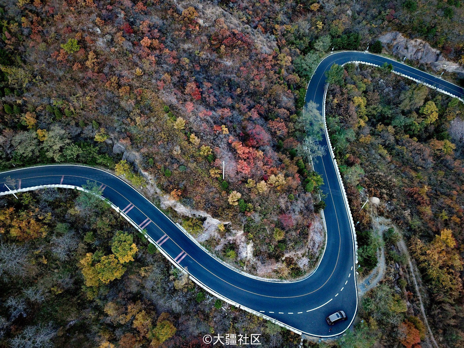 妙峰山盘山道,北京秋天最美的山路