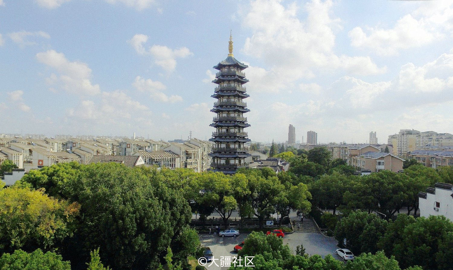 上海嘉定安亭老街永安塔