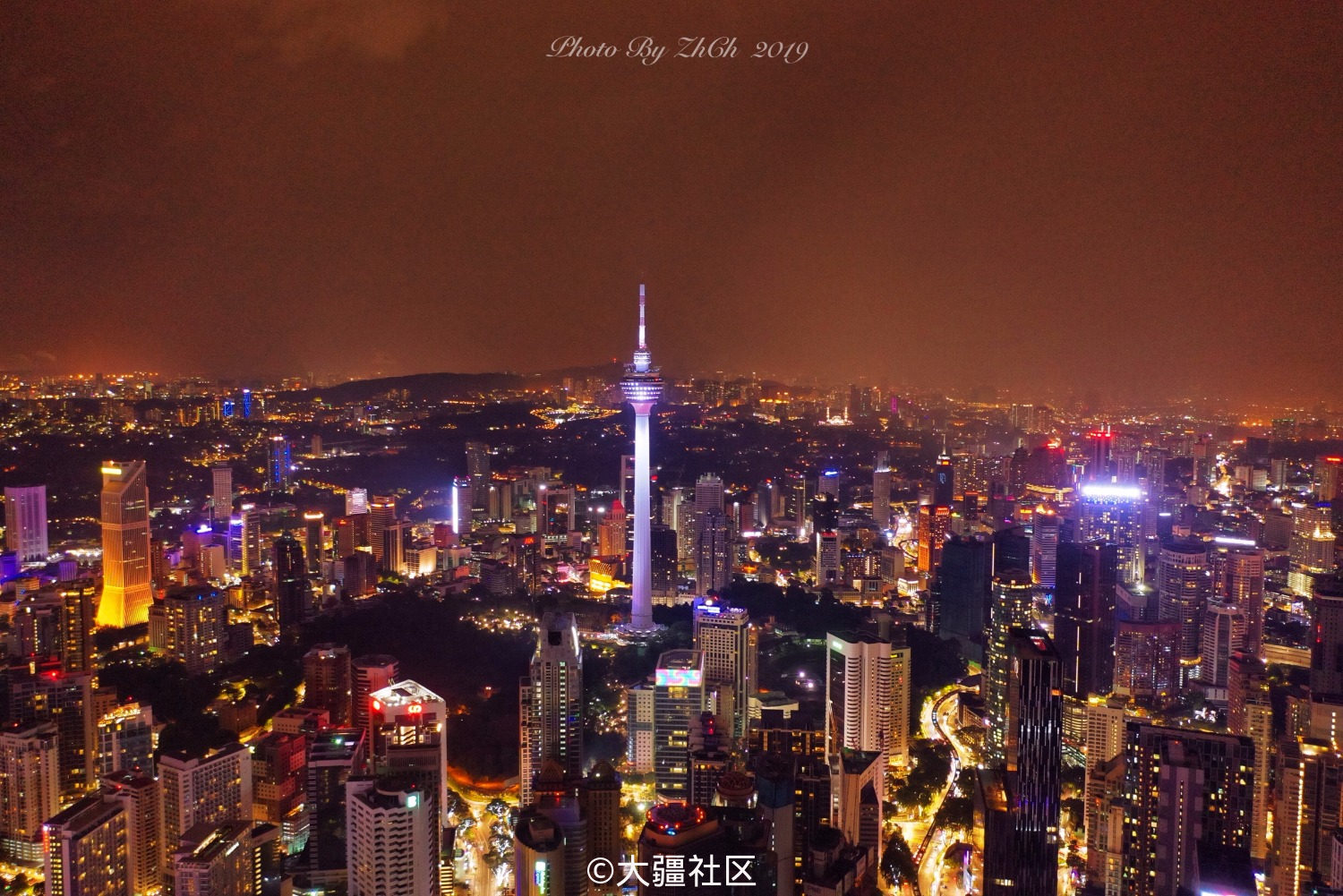 吉隆坡19年1月1日元旦夜景 作品 大疆社区