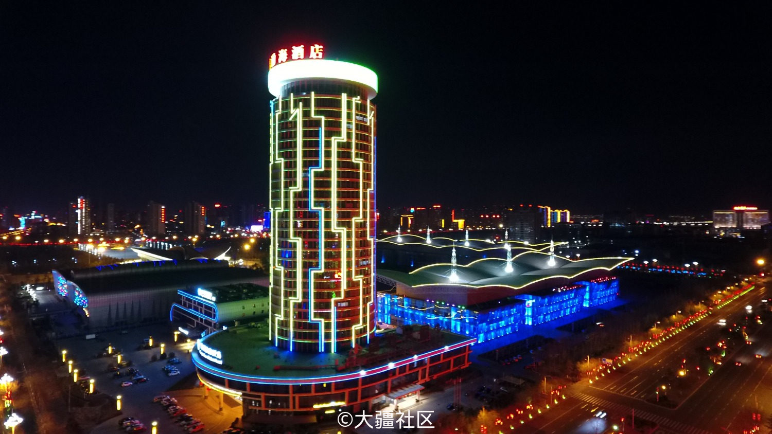 回家中途驿站 拍拍沧州夜景