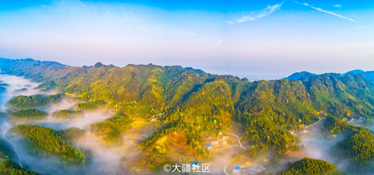 重庆梁平百里竹海-雾满百里槽,缭绕如仙踪!