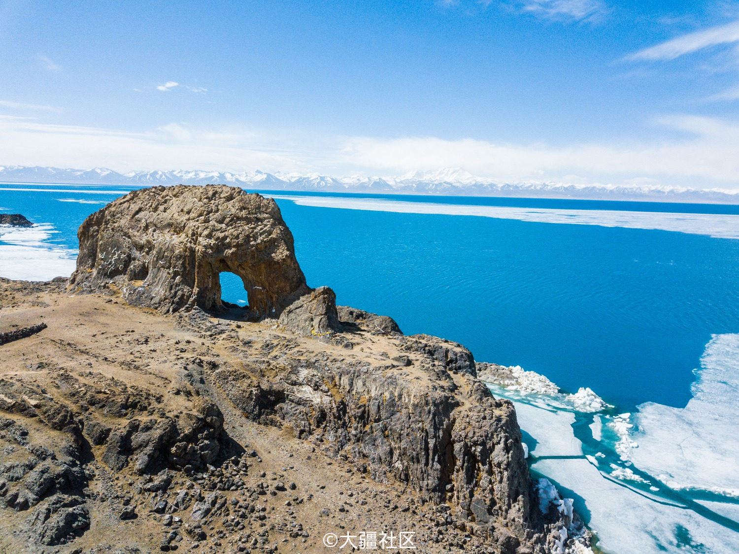 纳木错圣象天门景色