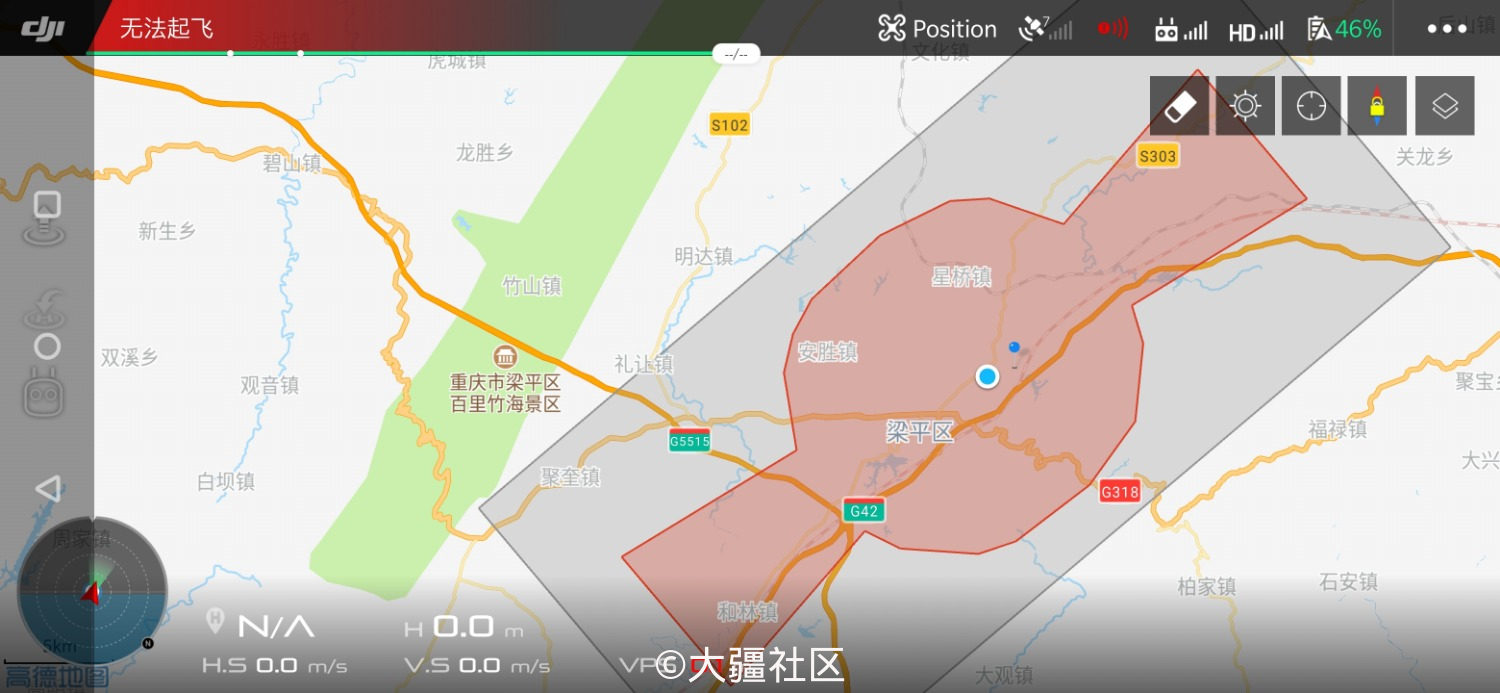 想咨询一下各位飞友有没有遇到这种情况 这禁飞区能解禁吗 服务 大疆社区